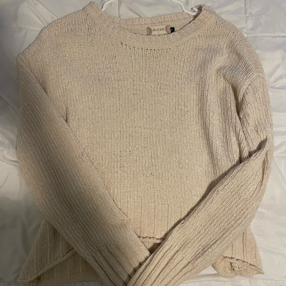 cream color sweater